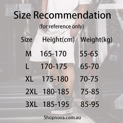 BEGIN Men's Streetwear Casual Shorts