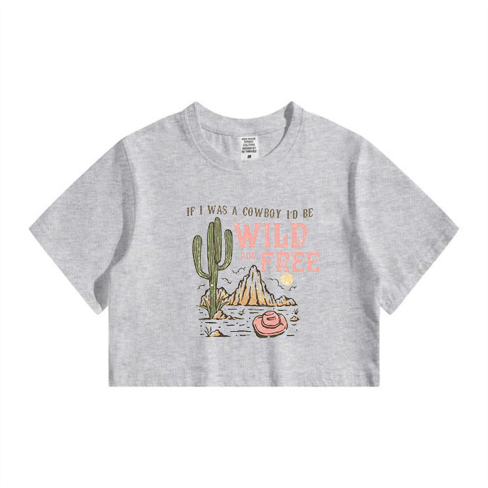 Cowboy Dream  Lady's Crop Tee