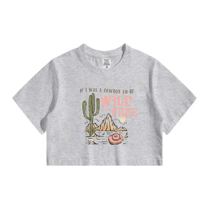 Cowboy Dream  Lady's Crop Tee