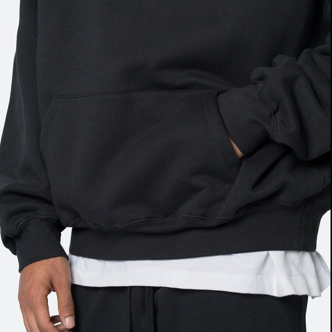 Son of Odin Black Oversize Fleece Hoodie