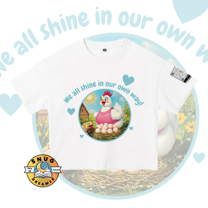 "The Hen and the Turtle" Kids' Storytime T-Shirt with QR Code