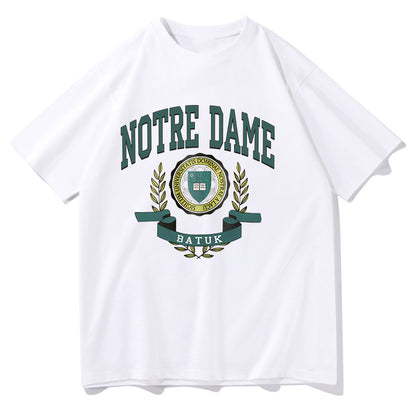Notre Dame University Crest Men's Cotton T-Shirts