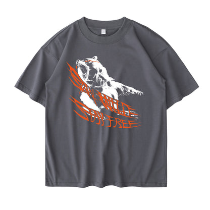 Free And Wild Like A Bear Short Sleeve T-shirts