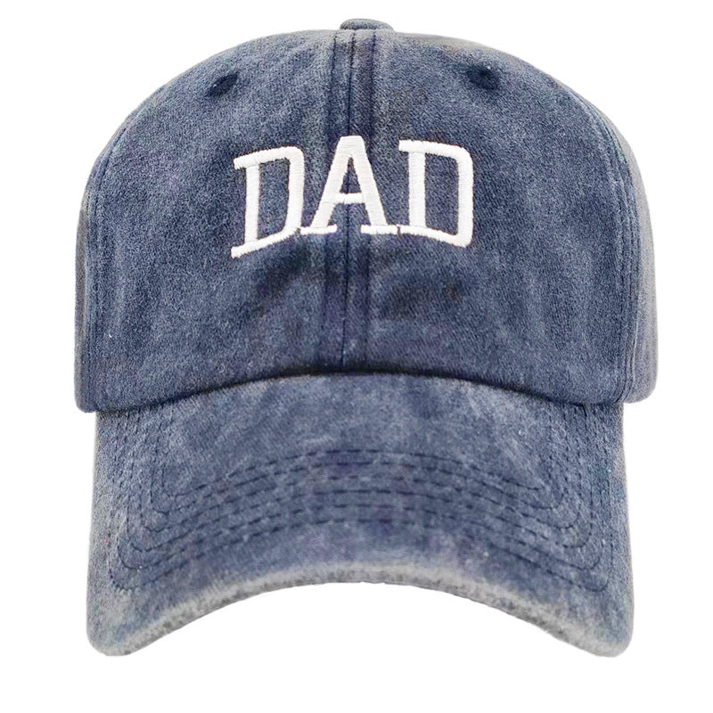 DAD/MOM Embroidered Washed Cap Hat