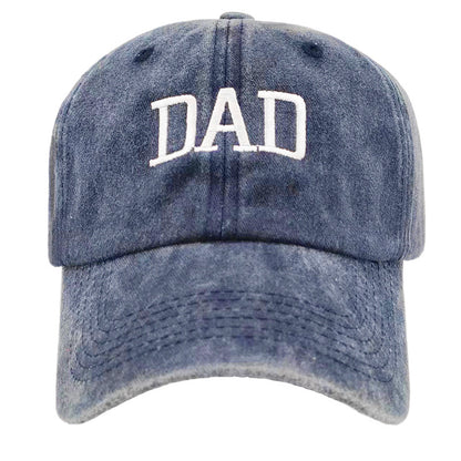 DAD/MOM Embroidered Washed Cap Hat