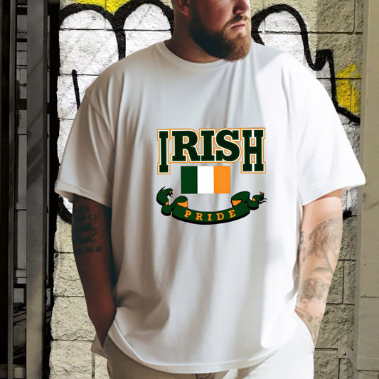 Emerald Isle Flag-Inspired Irish Pride Tee Big & Tall