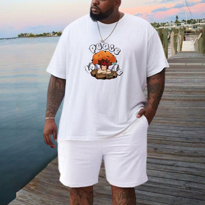 Love And Peace Men's T-shirts Big & Tall