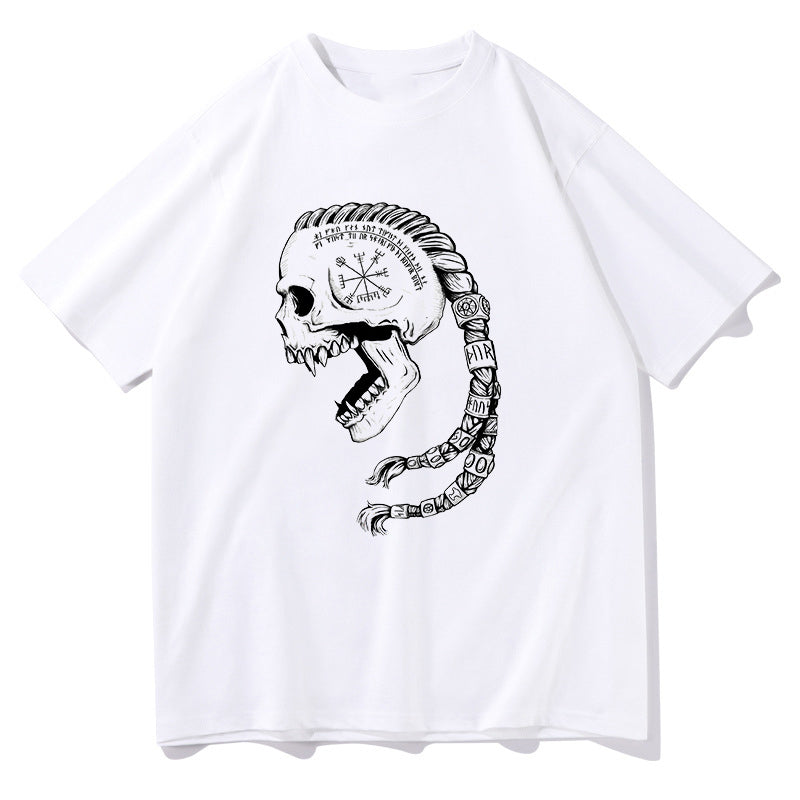 Viking Skull and Rune Men's Graphic T-Shirt Big & Tall