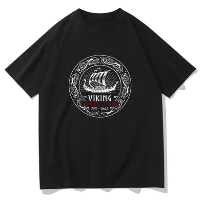 Mythic Viking Voyage Men's T-Shirt Big & Tall