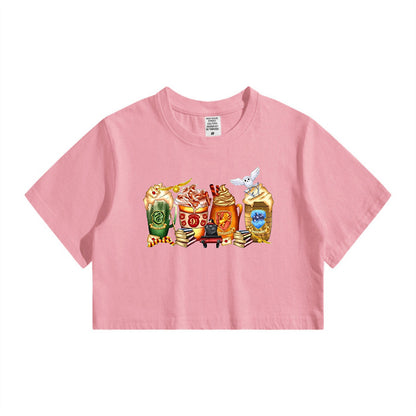 Wizarding Academy Enchanted Beverages Crop Tee