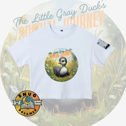 The Little Gray Duck Print Kids QR Code Story Tee