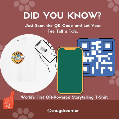 Unique Storytime T-Shirt – Scan to Hear the Great Wall Tale