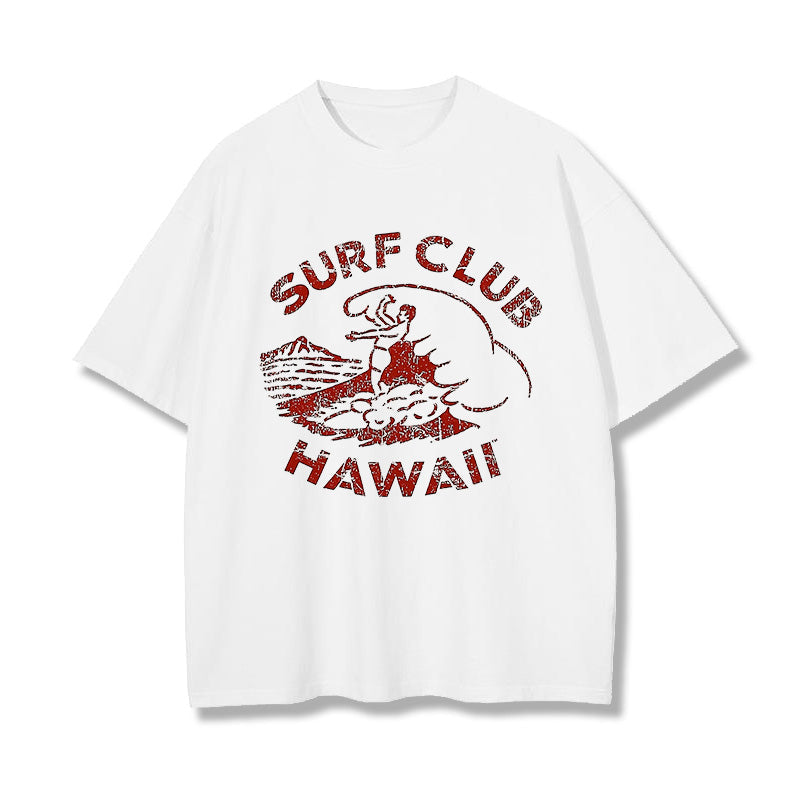 Classic Surf Club Men's Hawaii Printed Tee Big & Tall