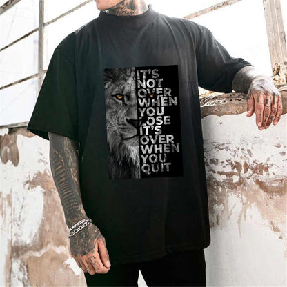 Lion's Strength Motivation Men's T-Shirt