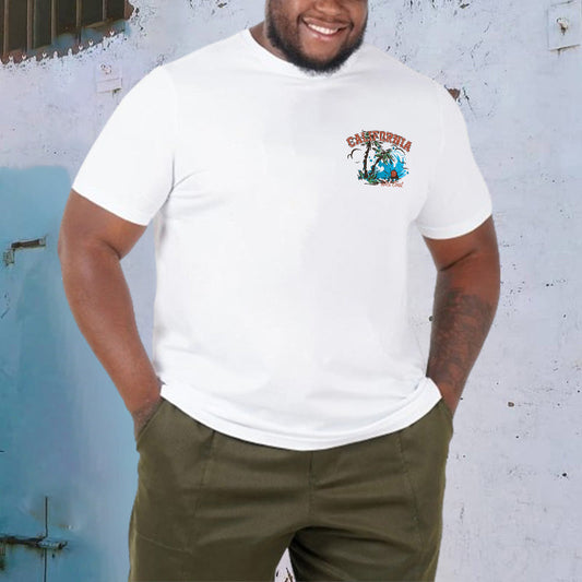 Californian West Coast Beach Vibes Men's T-Shirt Big & Tall