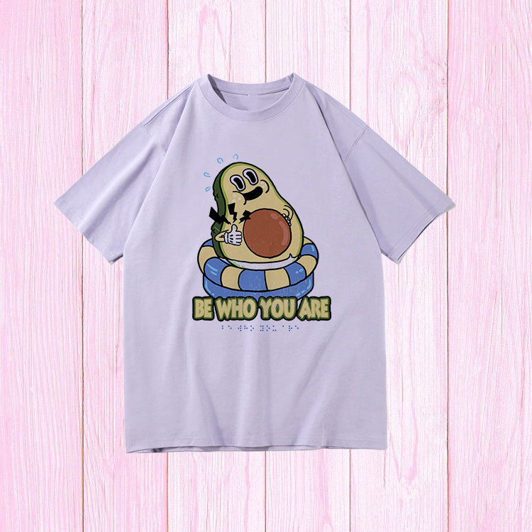 Trendy Avocado and Hula Hoop Tee