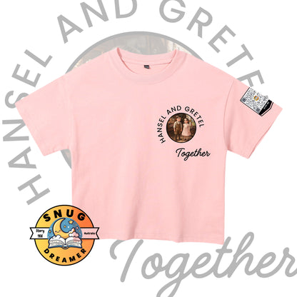 Interactive Hansel and Gretel QR Code T-Shirt for Kids