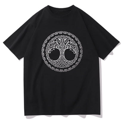 Life of Tree Yggdrasil Norse Mythology Men's Tee Big & Tall