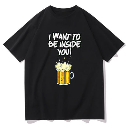 Bubbly Beer Wish Playful T-Shirt