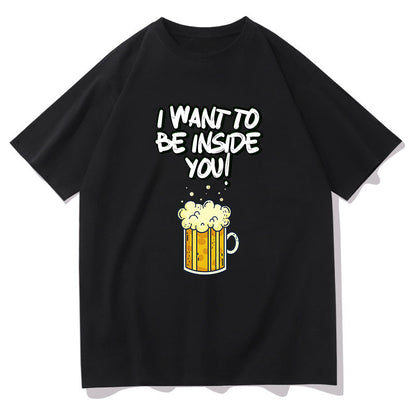 Bubbly Beer Wish Playful T-Shirt Big & Tall