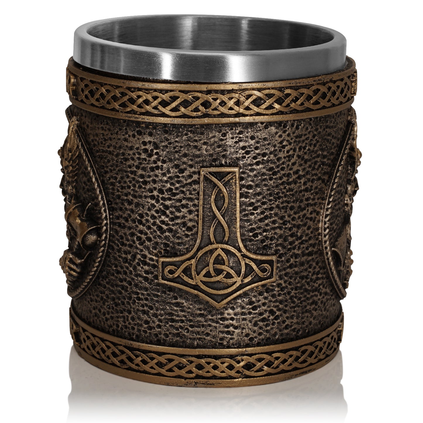God of Thunder Thor's Mjolnir Stainless Steel Resin Mug