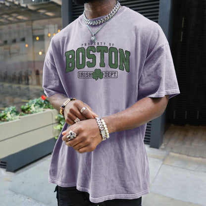 Boston Irish Pride Men's Casual T-shirt - Multicolor