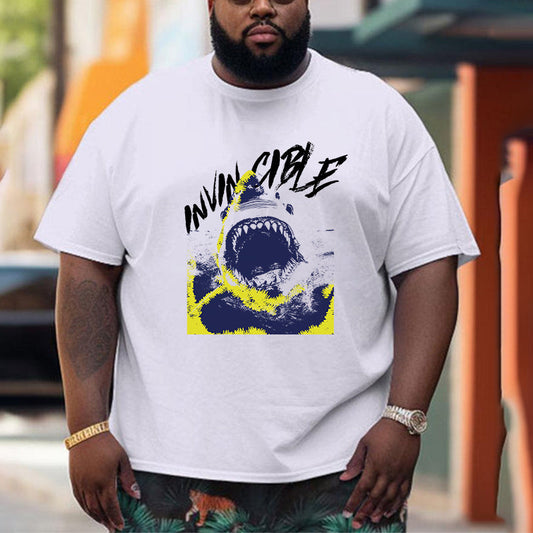 Shark Graphics Casual Men’s T-shirts Big & Tall