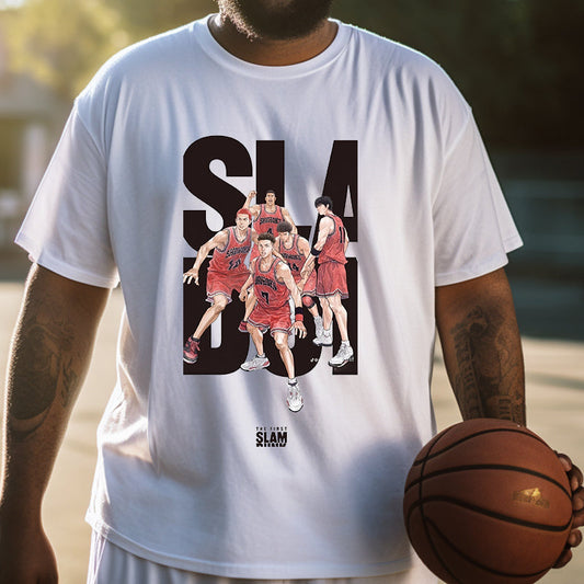 Slam Dunk Legends Anime Basketball Heroes Print Tee Big & Tall