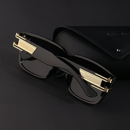 Retro Large Square Frame  Men's Sunglasses