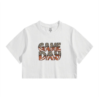 Game Day Football Lovers Women's Crop Tee