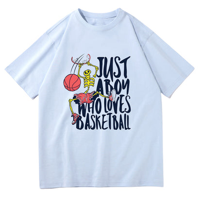 Playful Basketball Skeleton Fun T-shirt