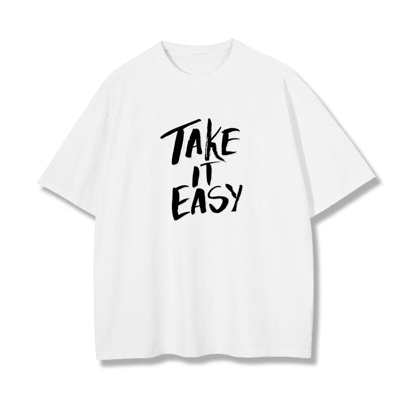 Take It Easy Men's Casual T-shirt 230g Big & Tall