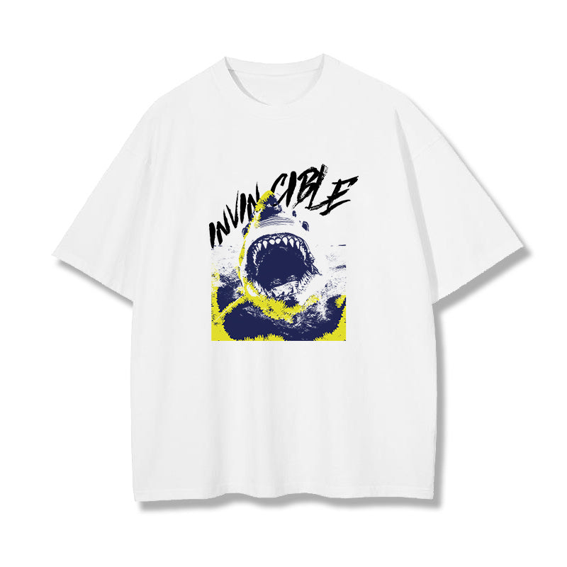 Shark Graphics Casual Men’s T-shirts