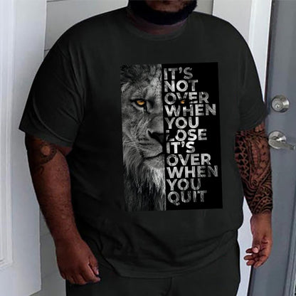 Lion's Strength Motivation Men's T-Shirt