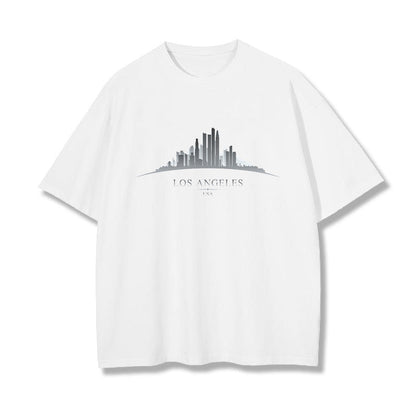 LA Graphic Print Casual Men's T-Shirt Big & Tall