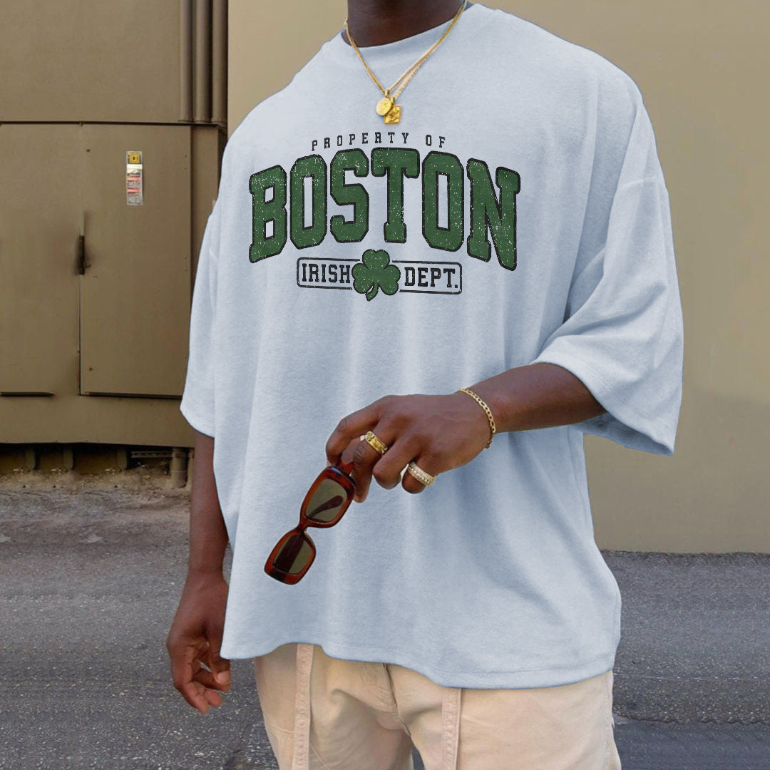 Boston Irish Pride Men's Casual T-shirt - Multicolor
