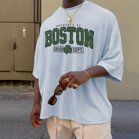 Boston Irish Pride Men's Casual T-shirt - Multicolor