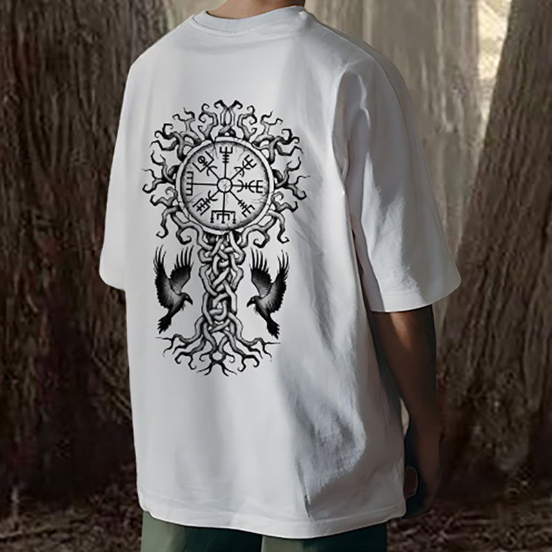 Retro Viking Runes Men's Graphic T-shirt Big and Tall