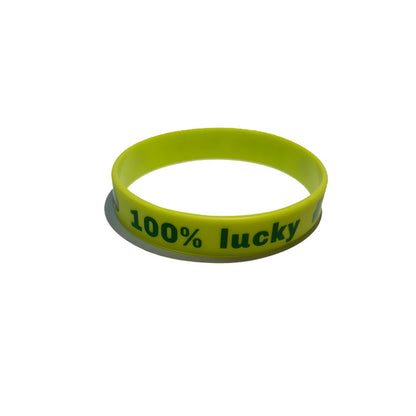 Lucky Clover Silicone Wristband for St Patrick's Day
