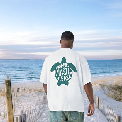 No More Plastic Men's Ocean Defender Big & Tall T-shirt