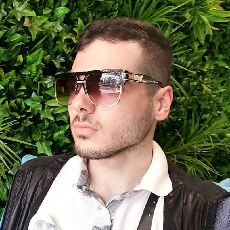Driving Large Frame Retro Trend Men's Sunglasses