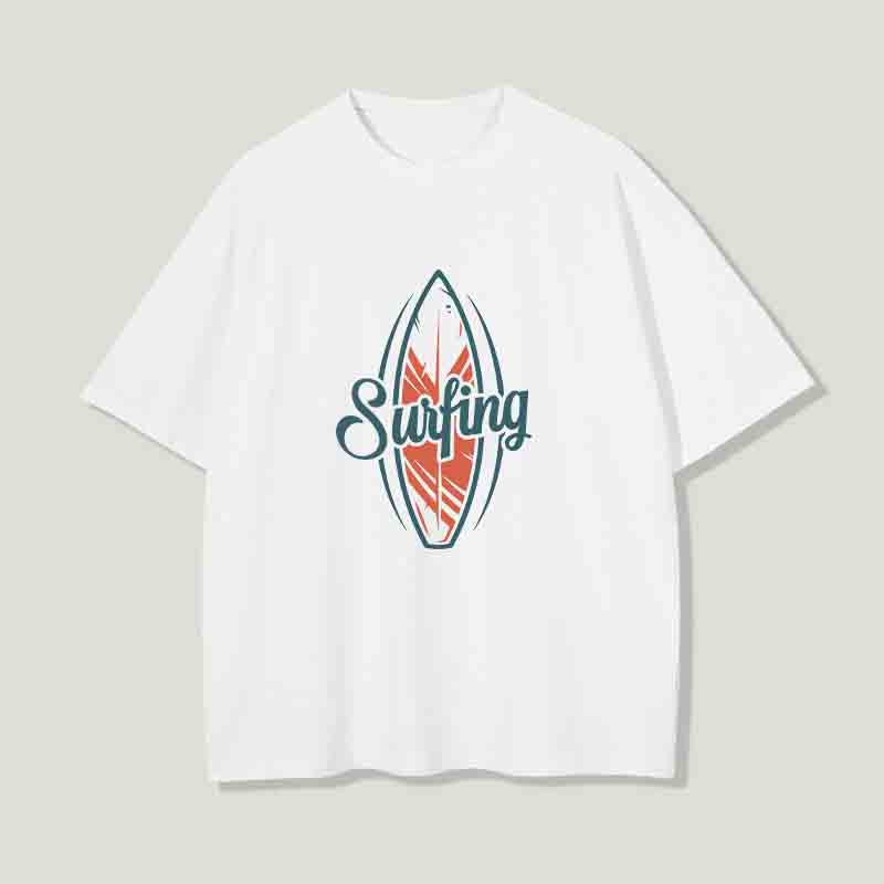 Men's Surfboard Printed T-Shirt