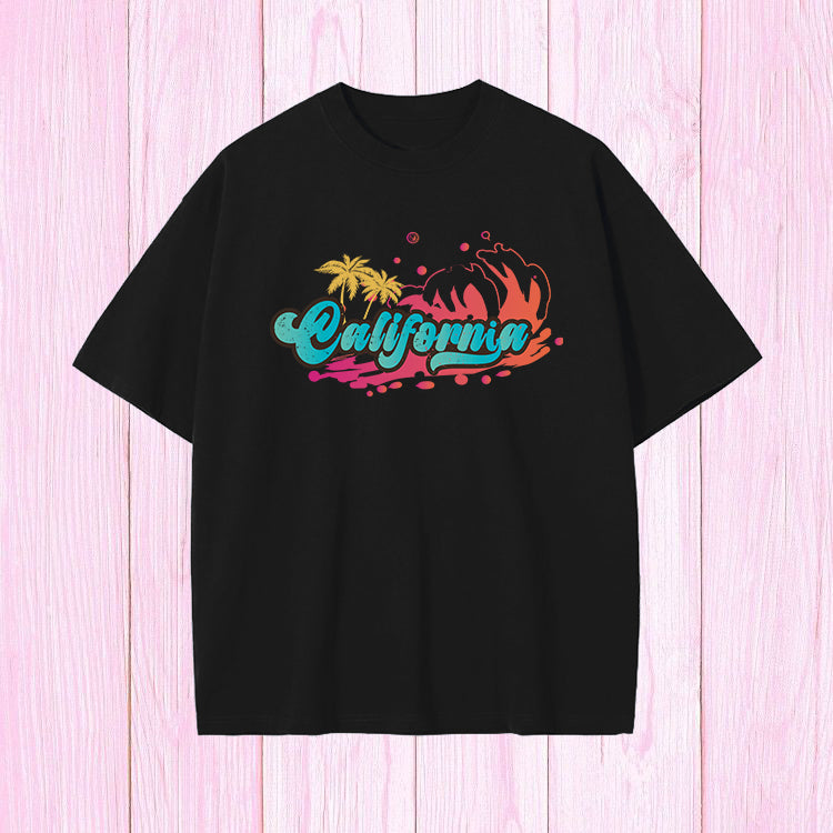 California Print Women's Cotton T-shirt