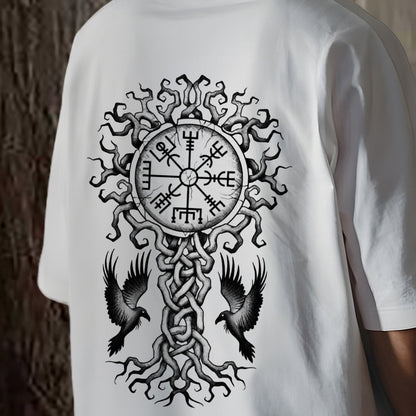 Retro Viking Runes Men's Graphic T-shirt Big and Tall