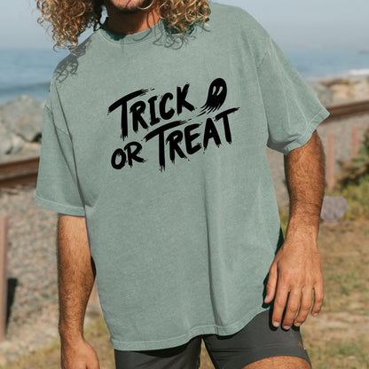 Trick or Treat Men's Halloween Cotton Tee