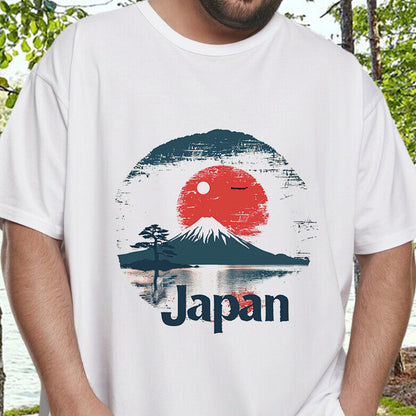Japan Fuji Mountain Essence Short Sleeve Tee Big & Tall