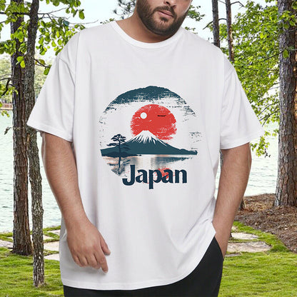 Japan Fuji Mountain Essence Short Sleeve Tee Big & Tall