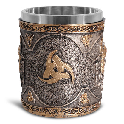 Odin and Raven Design Stainless Steel Mug