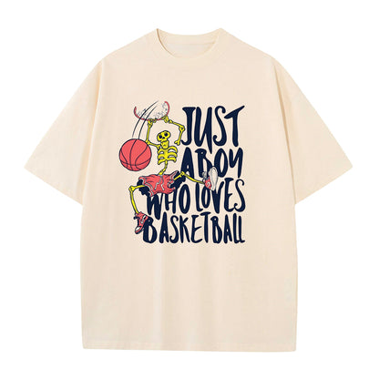 Playful Basketball Skeleton Fun T-shirt