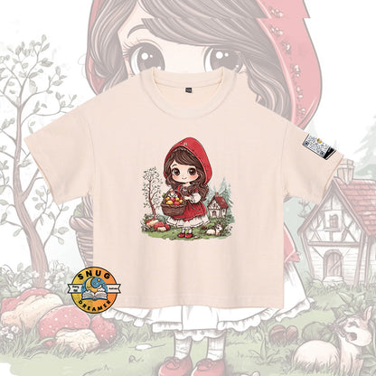 Retold Little Red Riding Hood QR Story Shirt – Kid-Friendly Version